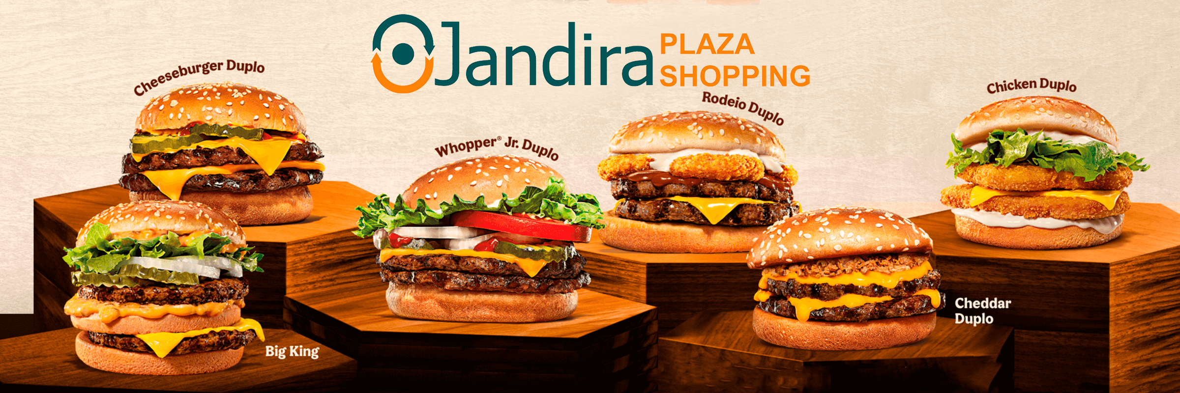 Burger King é no Jandira Plaza Shopping!